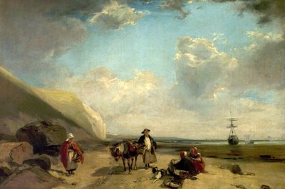 Fisherfolk on the Coast of Normandy, 1824 by Richard Parkes Bonington